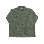 OrSlow 8345 Pocket Fatigue Shirt Reverse Sateen – Dark Olive Stone