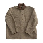 orSlow 01-6034-H47K Harris Tweed Relaxed Fit Coverall Jacket – Khaki