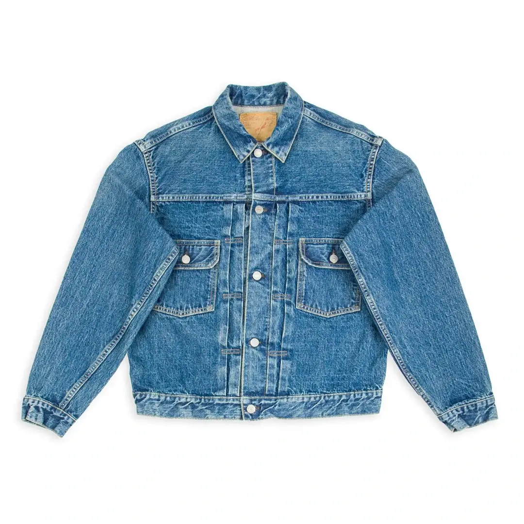 OrSlow-Type-2-1950s-Denim-Jacket-Unisex-Front.webp OrSlow Type 2-1950’s Denim Jacket (Unisex) - Image 1