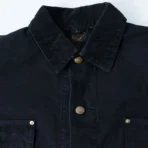 OrSlow 01-6034-61S Relaxed Fit Coverall Jacket – Black - Image 2