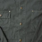 OrSlow 01-6034-76S Relaxed Fit Coverall Jacket – Army Green - Image 2