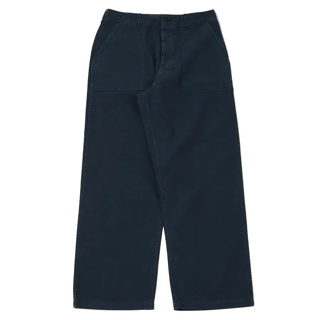 orSlow-Herringbone-Twill-Lightweight-Fatigue-Pants-Navy-Front.webp orSlow Herringbone Twill Lightweight Fatigue Pants – Navy - Image 1
