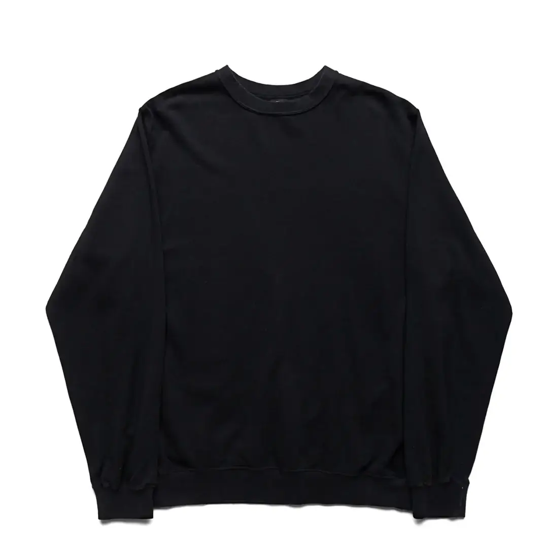 orSlow-Light-Weight-French-Terry-Crewneck-Sweat-Shirt-Navy.webp orSlow Light Weight French Terry Crewneck Sweat Shirt – Navy - Image 1