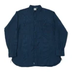 orSlow Linen Poplin Check Work Shirt – Indigo