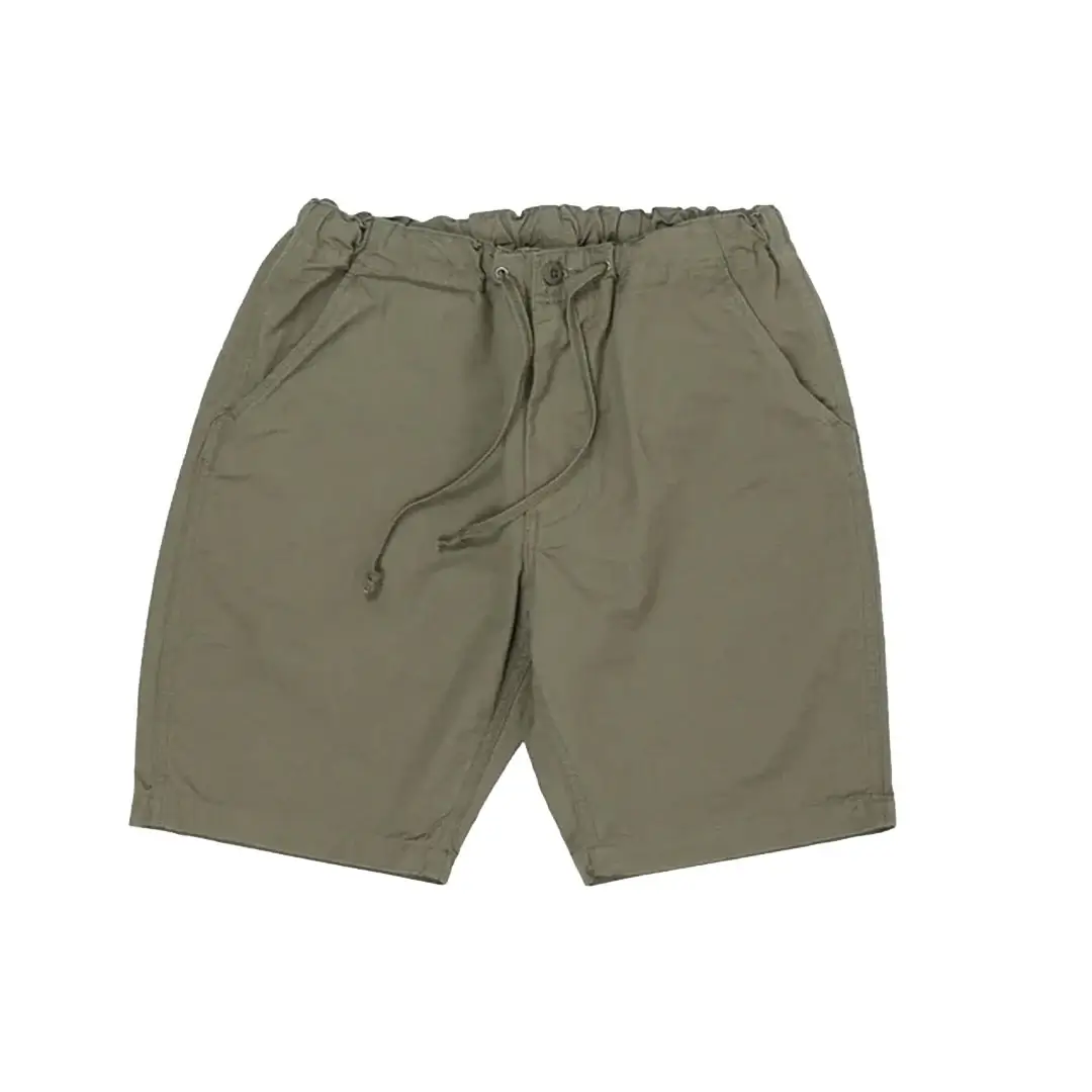 orSlow-New-Yorker-Shorts-Army-Green-Front.webp orSlow New Yorker Shorts – Army Green - Image 1