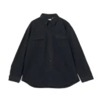 orSlow Relax Fit Flannel Shirt Black