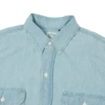 orSlow Short Sleeve Chambray Work Shirt - Image 2