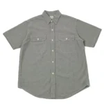 orSlow Short Sleeve Chambray Work Shirt – Grey