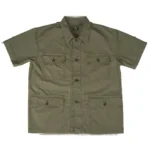 orSlow Utility Short Sleeve Shirt Jacket Olive