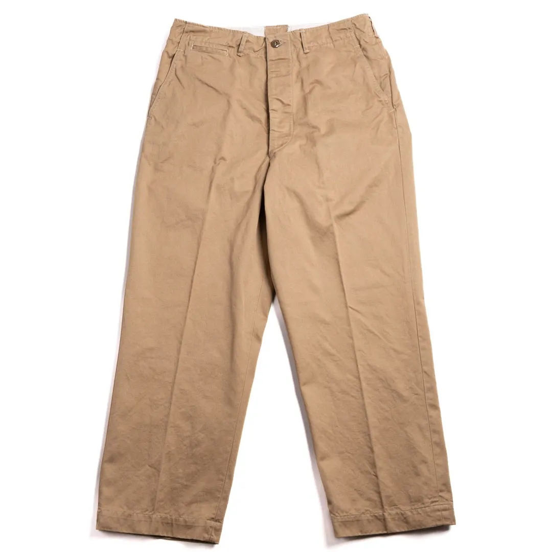 orSlow-V5361–41-Vintage-Fit-Army-Trouser-Dark-Khaki.webp orSlow (V5361–41) Vintage Fit Army Trouser Dark Khaki - Image 1