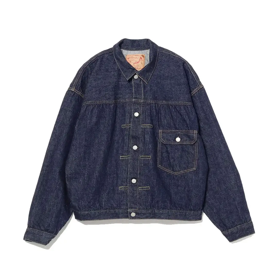 orSlow-×-BEAMS-JAPAN-Light-Weight-Selvedge-Denim-Type-1-Jacket-Front-View.webp orSlow × BEAMS JAPAN Light-Weight Selvedge Denim Type 1 Jacket - Image 1