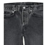 orSlow 105 Standard Denim – Black Denim Stone - Image 2